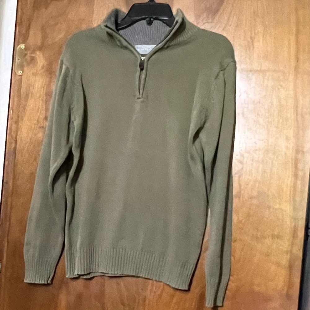 Oscar de la Renta, 1/4 zip, sweater, size S
